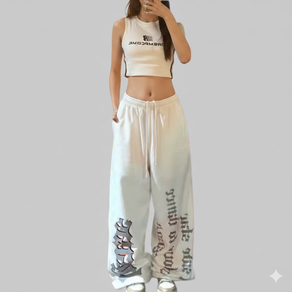 White Baggy Pant