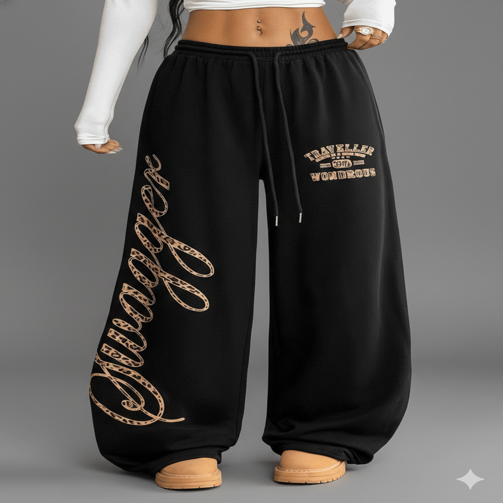 Bkack Baggy Pant Mormo